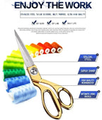 Professional Stainless Steel  Vintage Tailor Scissors