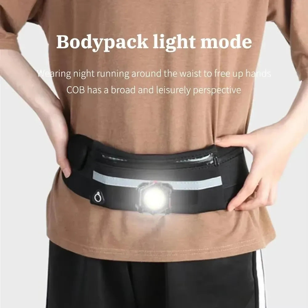 COB LED Wrist Light Torch – 500 Lumens, 4 Modes & USB-C Rechargeable | Hands-Free Running & Camping Light