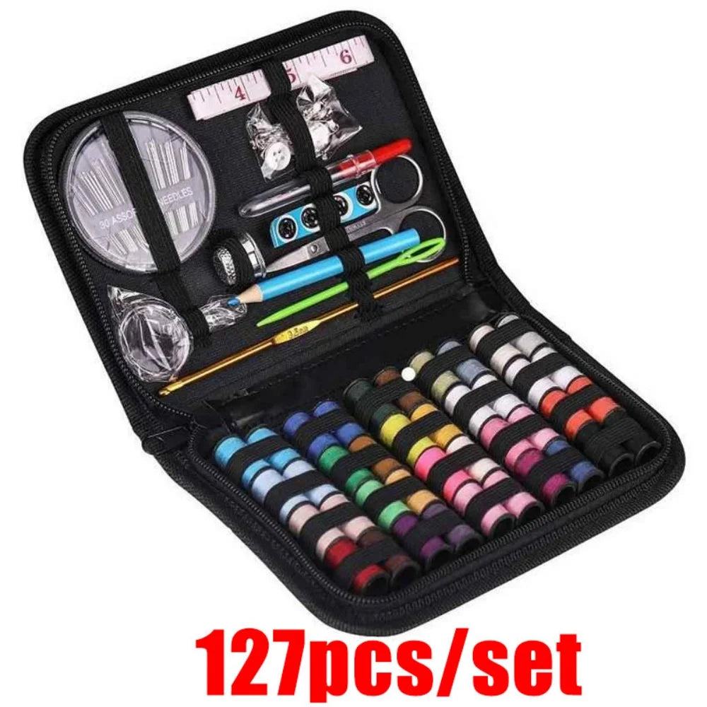 Sewing Kit Complete Set – Threads, Needles, Scissors & More