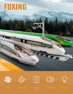 1:87 High Speed Train Die-Cast Model with Lights & Sound