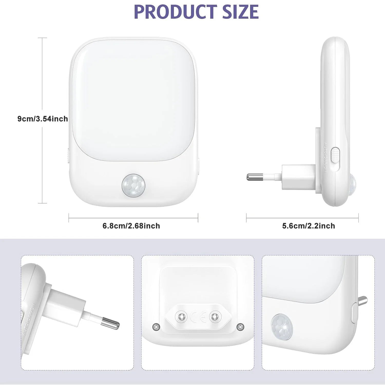 LED Motion Sensor Night Lights for Kids Bedroom