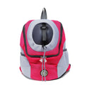 Breathable Pet Backpack Carrier – Front & Back Travel Bag with Safety Reflective Strips | S–L