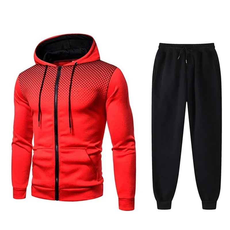 Mens 2026 Tracksuits  Clothing  Sets Hoodie Set Zipper Sweatshirt