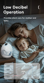 Hands-Free Wearable Electric Breast Pump – 4 Modes, 36 Levels, LED Display