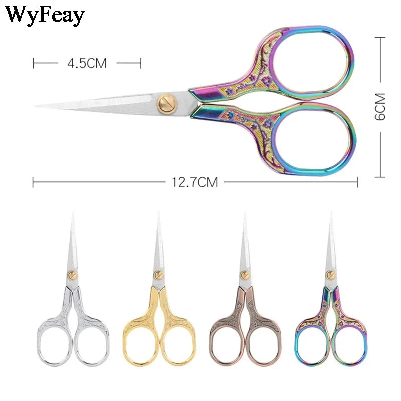 Retro Vintage Embroidery Scissors — Stainless Steel 5 Inch