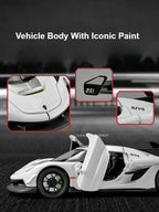 1:32 Scale Hypercar Diecast Supercar Model | Sound, Lights & Opening Doors