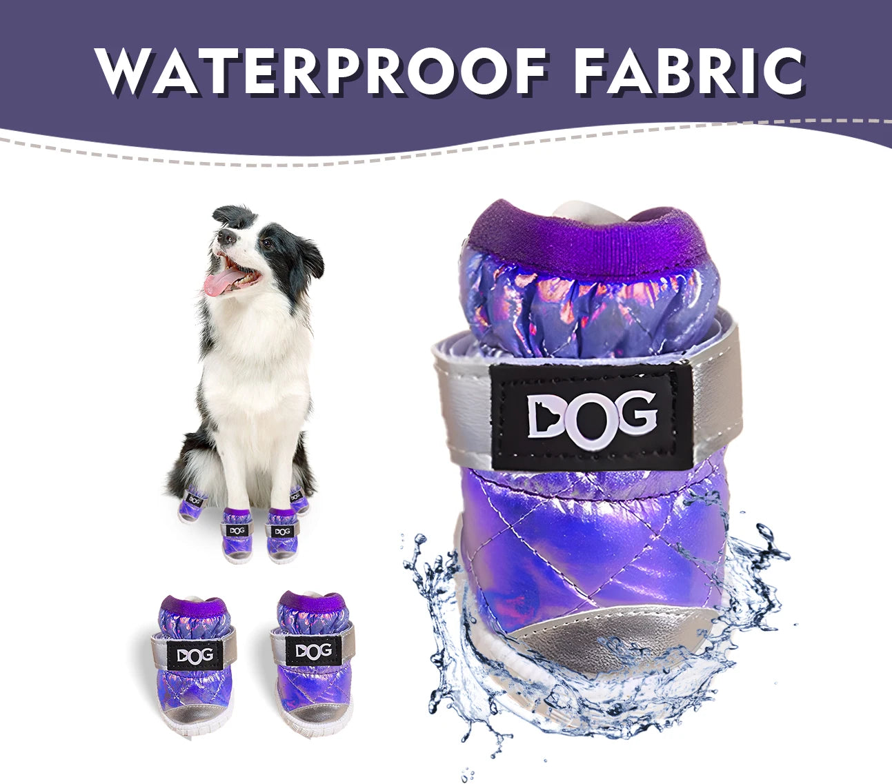 Dog Boots & Paw Protectors – Water-Resistant Winter Shoes for Small, Medium & Large Dogs