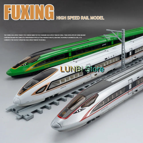 1:87 High Speed Train Die-Cast Model with Lights & Sound