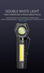 ESMARTER KXK212 Rechargeable LED Headlamp & Dual-Purpose Flashlight