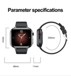 Medical Grade ECG & PPG Smart Watch | Blood Sugar, BMI, Uric Acid & Bluetooth Calling