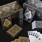 Premium PVC Playing Cards — Gold/Silver Edge | Texas Hold'em