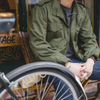 Retro M65 Jacket for Men – Green Outdoor Windbreaker