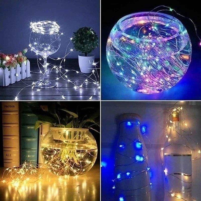 LED Fairy String Lights – Battery Powered | 6 Colours & 5 Lengths