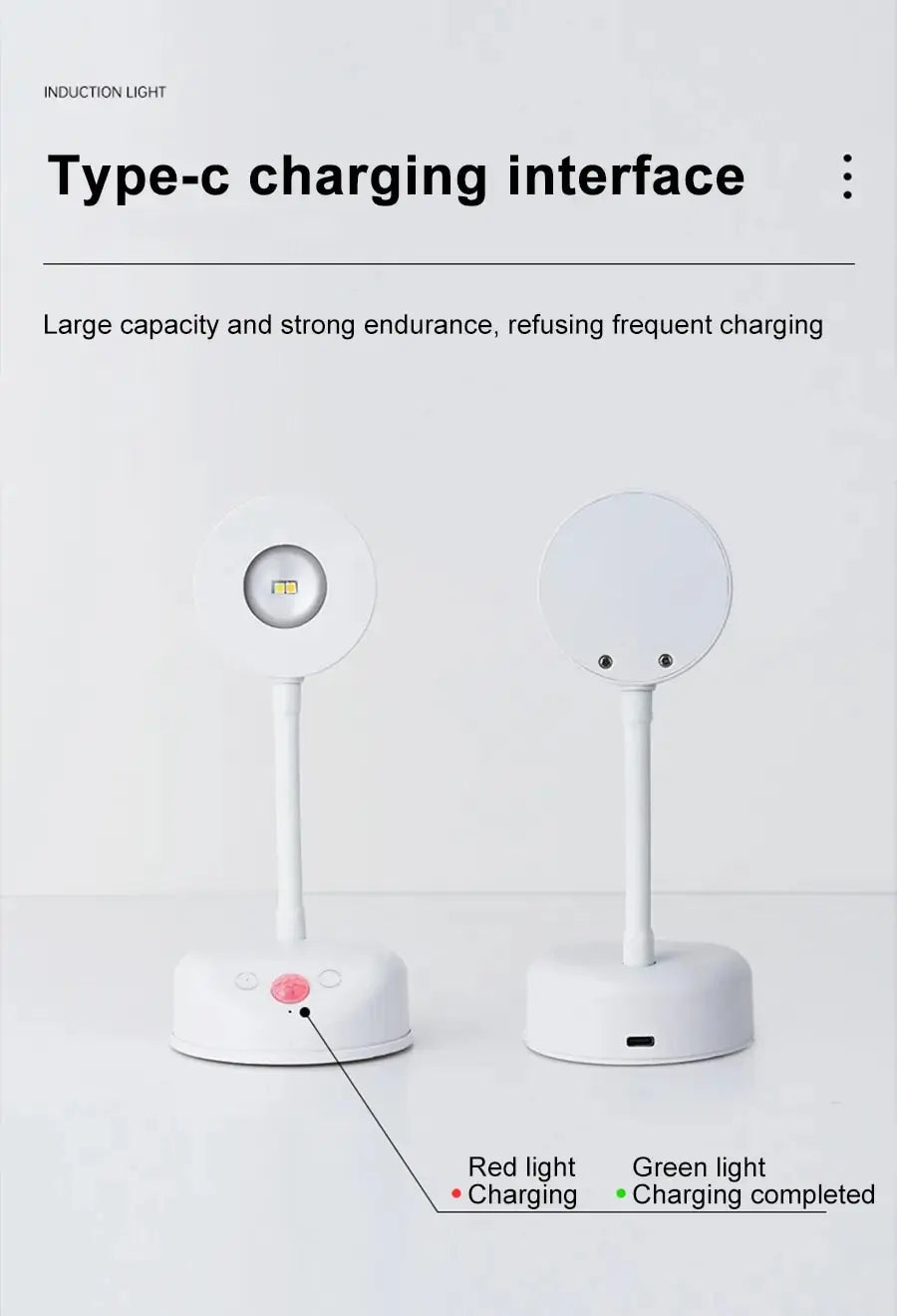 Wireless USB LED Motion Sensor Night Light – Wall Lamp for Bedroom & Living Room
