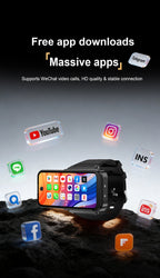 PGD 4G Smart Watch Phone – GPS, Dual SIM, 8MP Camera, Android 12, 64GB