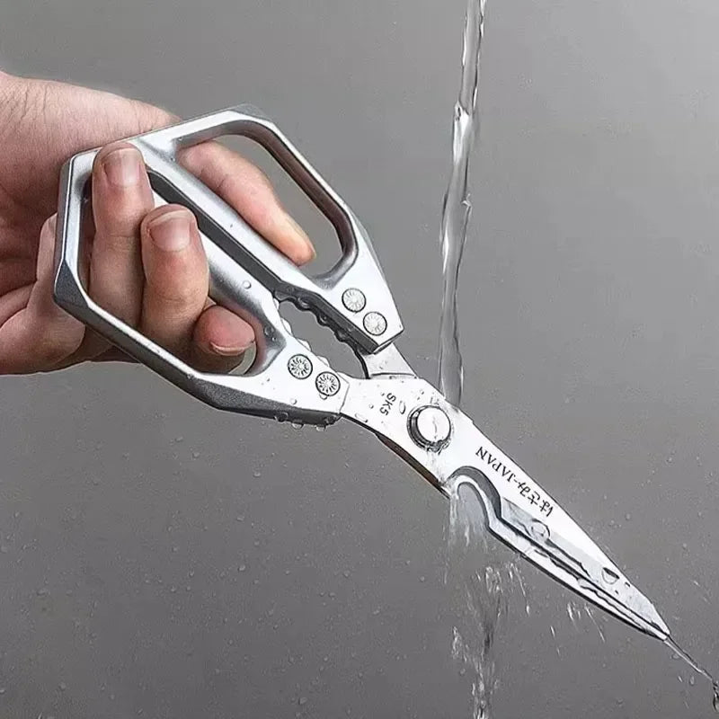 Multifunctional Kitchen Scissors – Stainless Steel Food & Bone Scissors