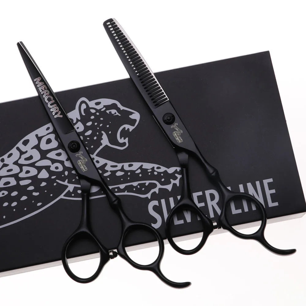 Professional Hairdressing Scissors Set – 5.5 & 6.0 Inch Cutting & Thinning Shears