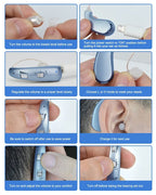 Hearing Aid Headphones for the Elderly – Single-Ear Sound Amplifier with Volume Control