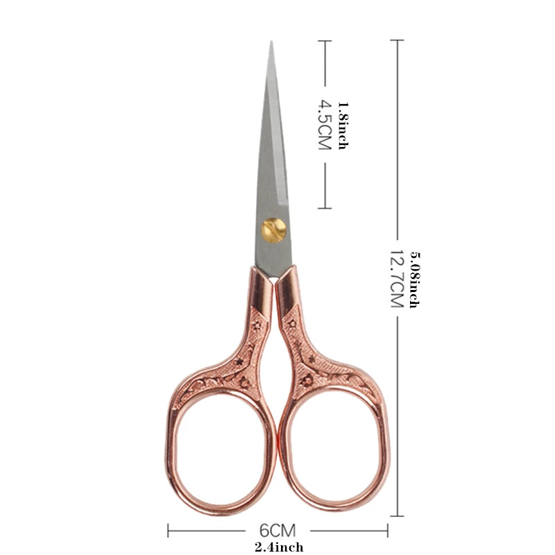Retro Vintage Embroidery Scissors — Stainless Steel 5 Inch