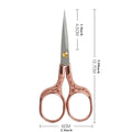 Retro Vintage Embroidery Scissors — Stainless Steel 5 Inch