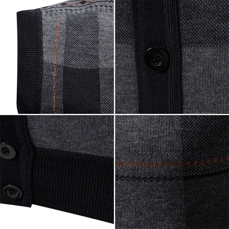 Men's Knitted Wool Vest Cardigan