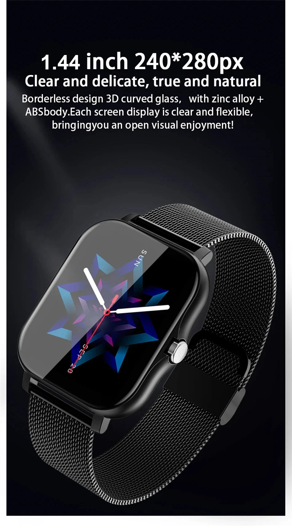 Smart Watch 1.83" HD Display – Bluetooth Calls, Fitness Tracker for Android & iOS