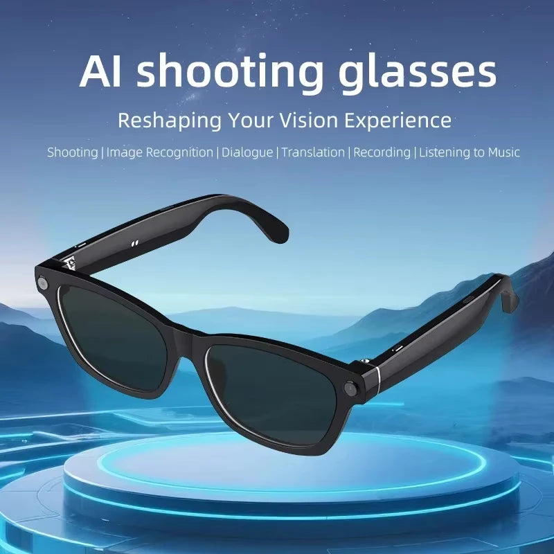 AI Smart Glasses | 8MP Camera, 4K Video, Bluetooth & AI Translation