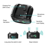 Anti Bark Collar for Dogs – Ultrasonic Vibration Training Collar with IP67 Waterproof & USB Rechargeable