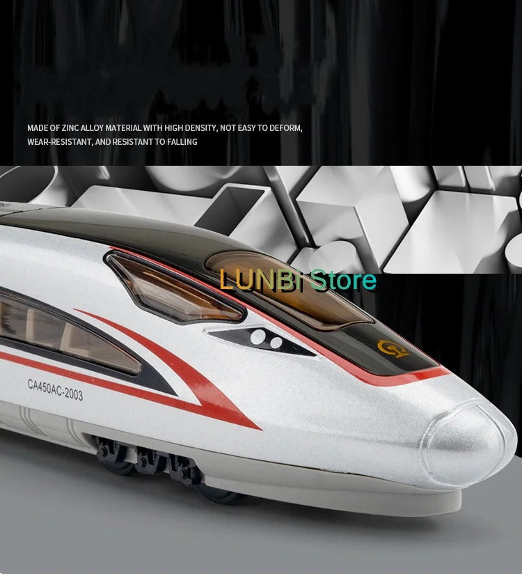 1:87 High Speed Train Die-Cast Model with Lights & Sound