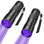 UV Blacklight Flashlight – 12 LED 395nm Pet Urine & Stain Detector | Waterproof