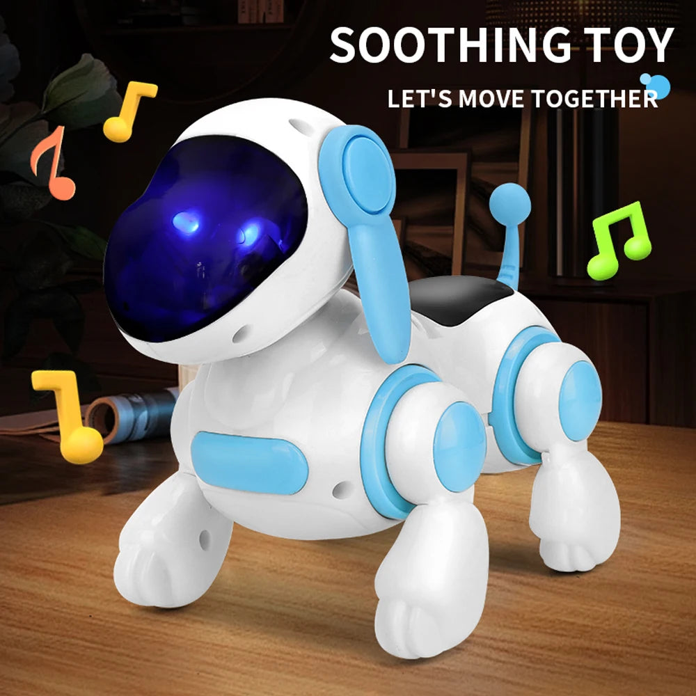 Smart Interactive Robotic Dog Toy – Walking, Lights, Sound & Music | Kids 3