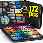 Sewing Kit Complete Set – Threads, Needles, Scissors & More