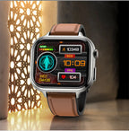 Medical Grade ECG & PPG Smart Watch | Blood Sugar, BMI, Uric Acid & Bluetooth Calling