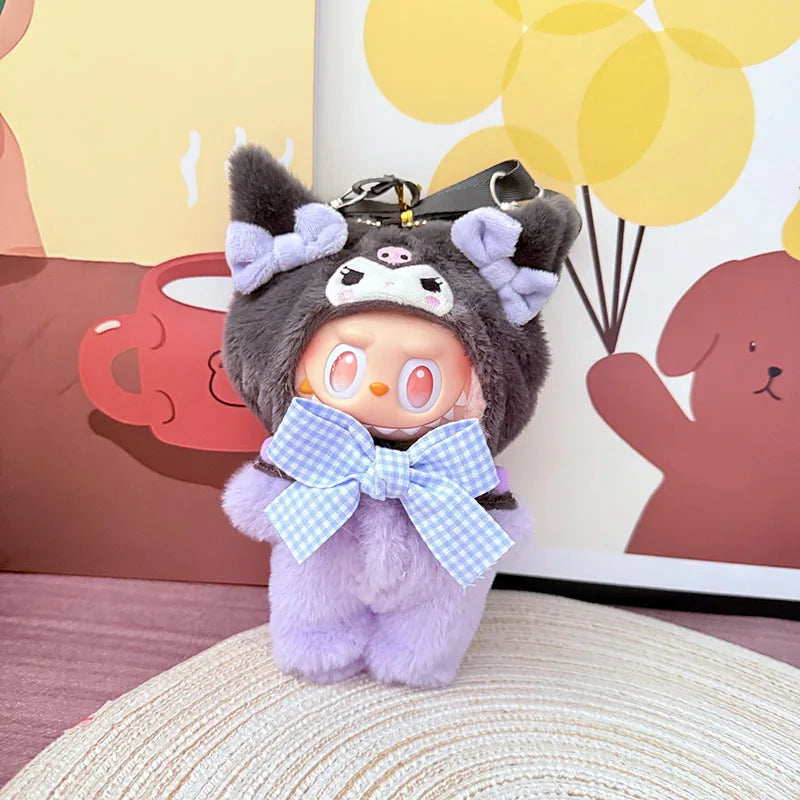 Cute Animals for Labubu Doll Clothing Set Hat 17cm Clothes