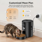 ROJECO 2L Automatic Pet Feeder – Smart Timed Cat & Dog Food Dispenser (Button & WiFi Versions)