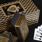 Premium PVC Playing Cards — Gold/Silver Edge | Texas Hold'em