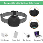 Anti Bark Collar for Dogs – Ultrasonic Vibration Training Collar with IP67 Waterproof & USB Rechargeable