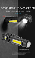 ESMARTER KXK212 Rechargeable LED Headlamp & Dual-Purpose Flashlight