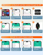 With you new Smart watch you can use Bluetooth to cnnect through the app