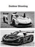 1:32 Scale Hypercar Diecast Supercar Model | Sound, Lights & Opening Doors