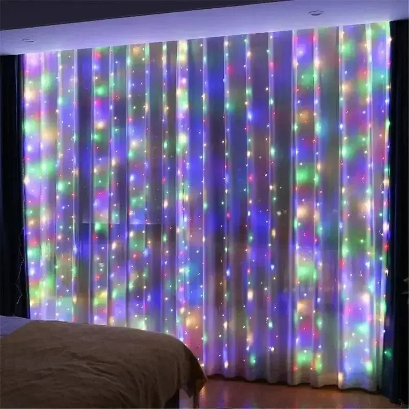 LED Curtain Fairy Lights with Remote Control – USB, 8 Modes, 3 to 6 Metres