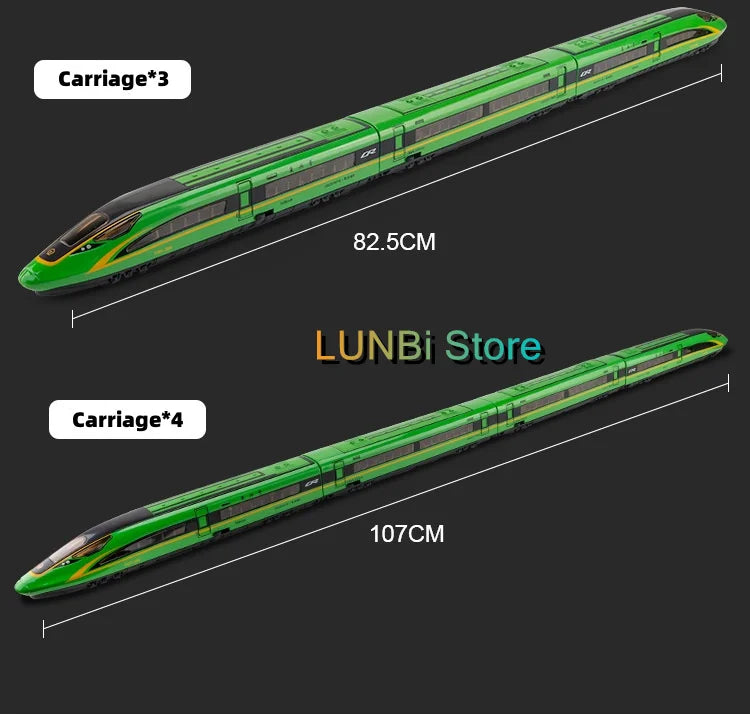 1:87 High Speed Train Die-Cast Model with Lights & Sound