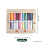 20-Piece 200 metre Polyester Sewing & Embroidery Thread Set