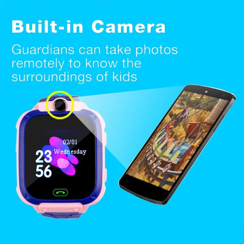 Kids Smart Watch with Camera, Games & Location – Boys & Girls Ages 3–12