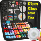 Sewing Kit Complete Set – Threads, Needles, Scissors & More