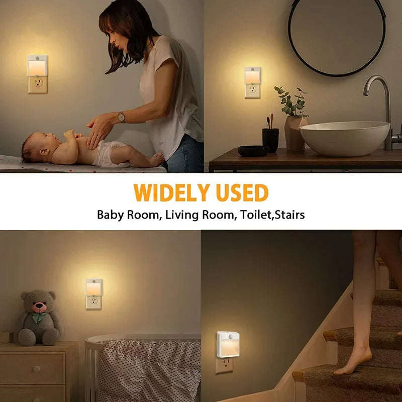 Motion Sensor Night Light - Dimmable LED with AU Plug-