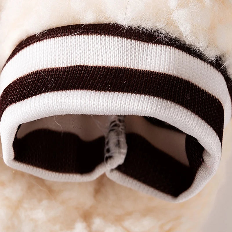 Plush Animal Dog Hoodie – Soft Autumn & Winter Pet Pullover | XS–XL