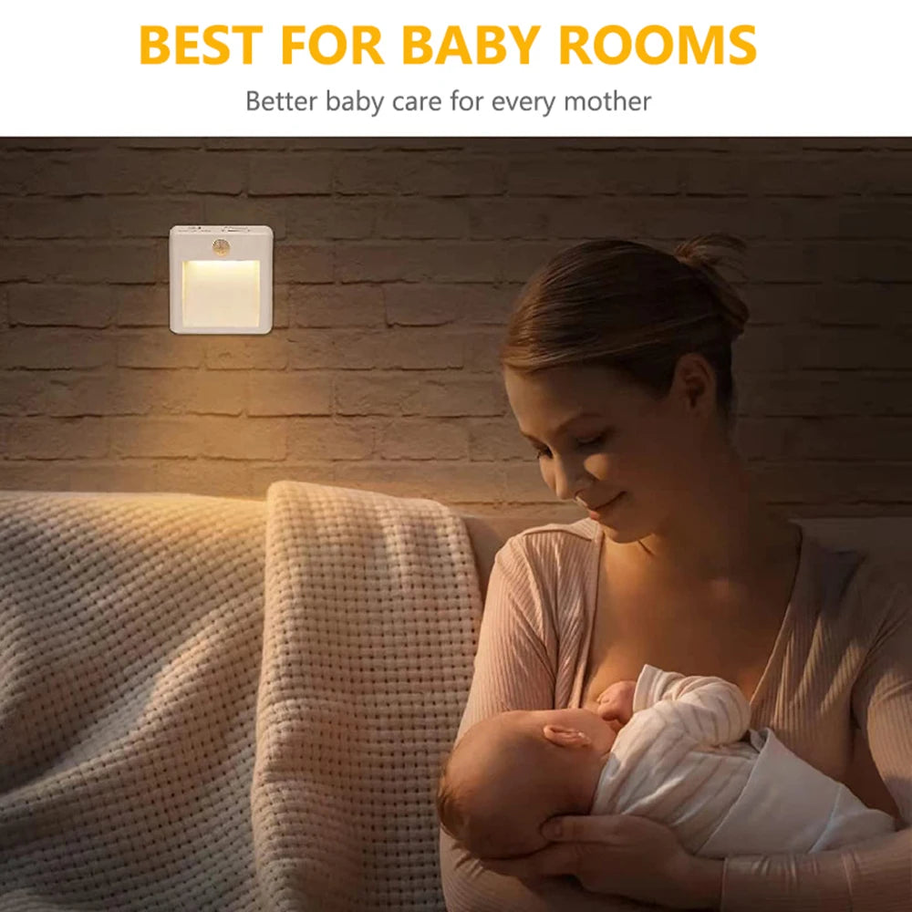 Motion Sensor Night Light - Dimmable LED with AU Plug