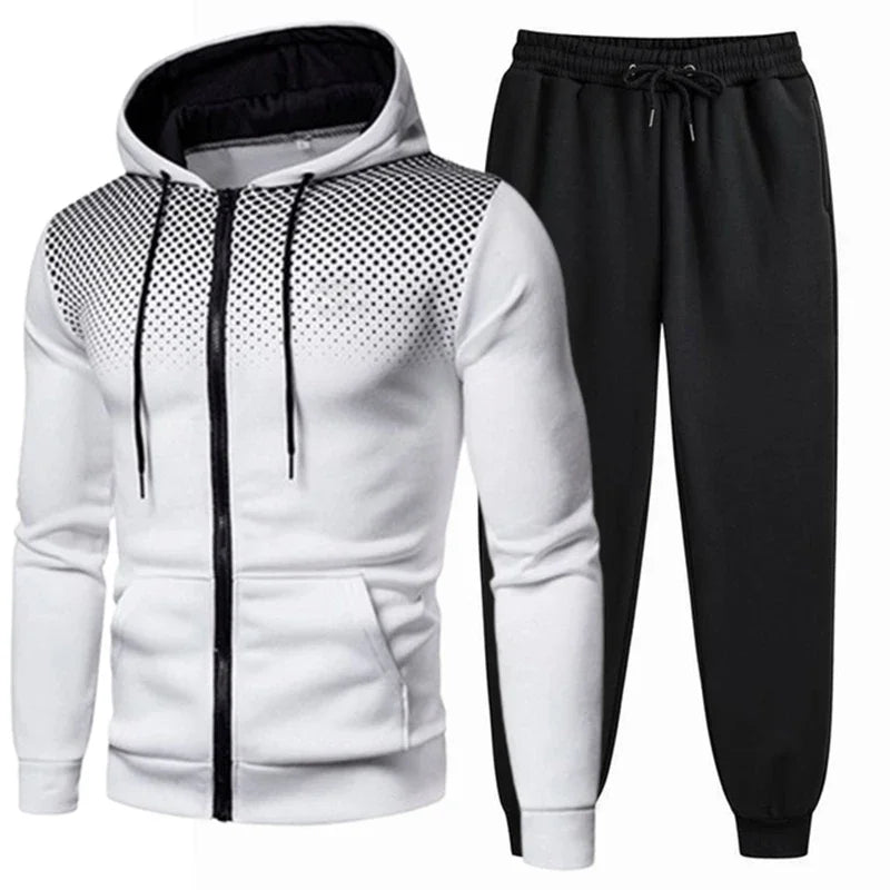 Mens 2026 Tracksuits  Clothing  Sets Hoodie Set Zipper Sweatshirt