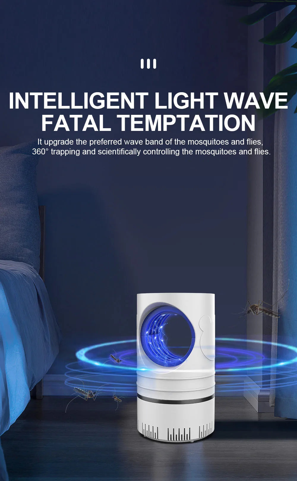 1 Piece Electric Fly Bug Mosquito Insect Killer